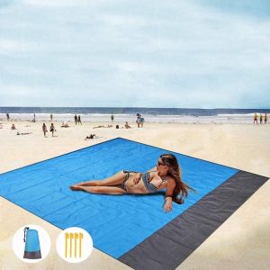 Vanntett Lommeteppe til Stranden
