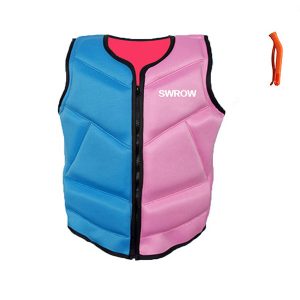 Flytevest - M Blå-Rosa