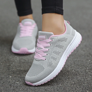 Dame Pustende Sneakers Lettvektsko