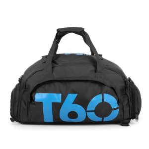 Waterproof Gym Bag for Sports - Black-Blue