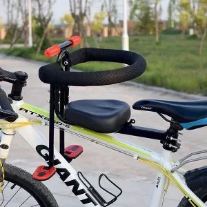Front Mounted Child Bike Seat - Black