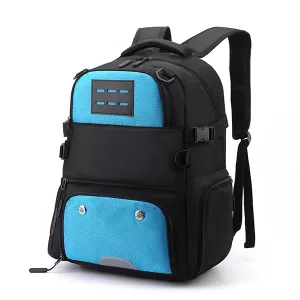 Fotballryggsekk med skopartisjon - Blå