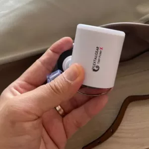 Mottatt elektrisk luftpumpe bærbar oppblåsingsenhet fra kunde L****n.