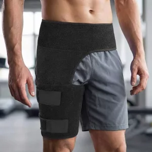 hip brace, groin brace, groin wrap, groin support, groin compression wrap